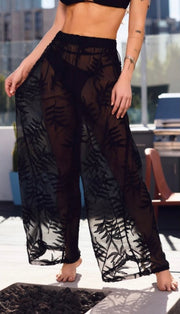 "Palm Breeze" WIDE LEG Cover Up Pants