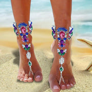 "CRYSTAL STAIRS" FOOTLESS SANDALS - Yacht Club Access