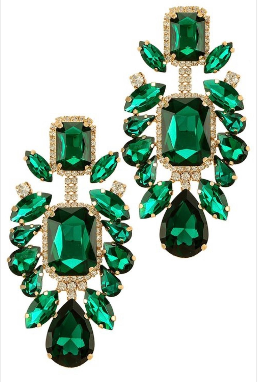 "Emerald Affair" Earrings - Yacht Club Access