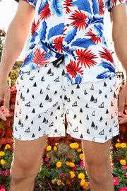 "Sea Spirit" Swim Trunks - Yacht Club Access